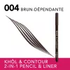KHÔL & CONTOUR tužka na oči Brun-Dependante 004