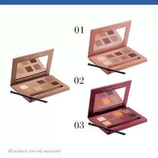 4 in 1 eye palette, Chocolate Nude editionN°01 Place de l'Opéra