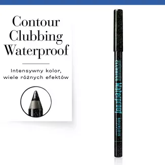 Wodoodporna kredka do oczu Contour Clubbing Waterproof Bourjois - 48 Atomic Black 